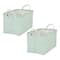 DII® Large Lattice PE-Coated Cotton Polyester Laundry Bin, 2ct.